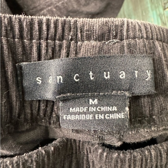 Sanctuary Grey Corduroy Cargo Jogger Pants Ankle Zipper Size Medium - Picture 6 of 11